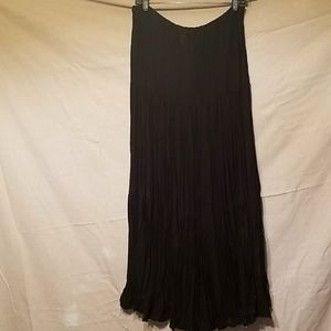 Black cotton skirt